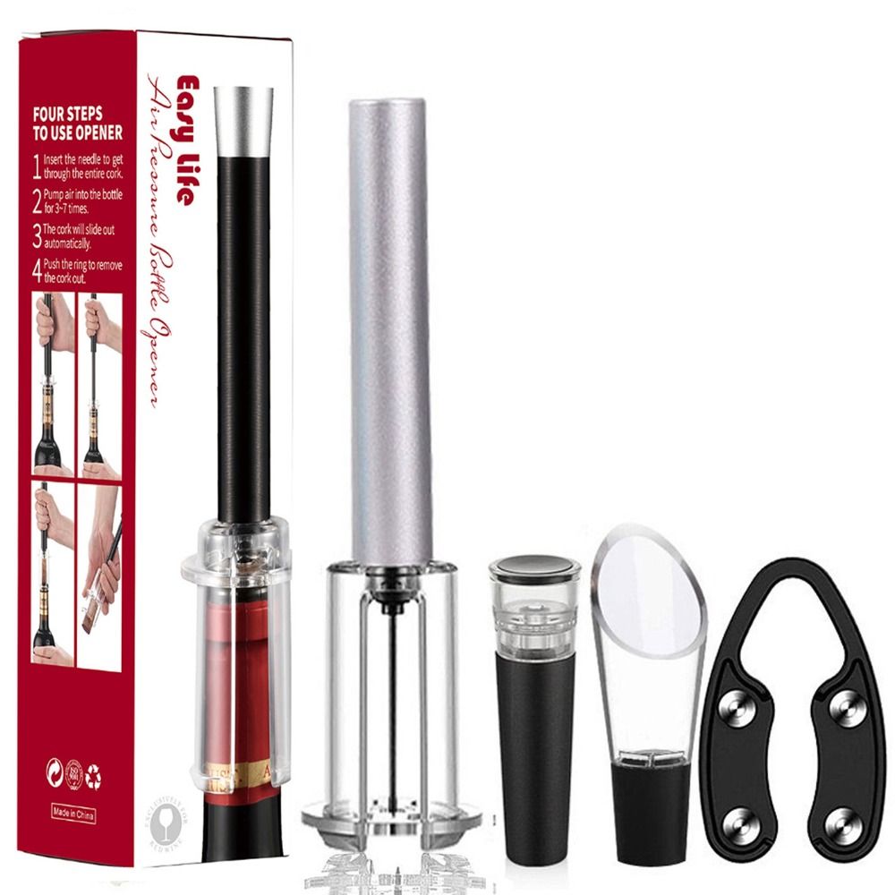 Kitchen Hanging Gadgets - Baraccessoires Wijnflesopener Set Aluminiumlegering ABS Luchtpomp