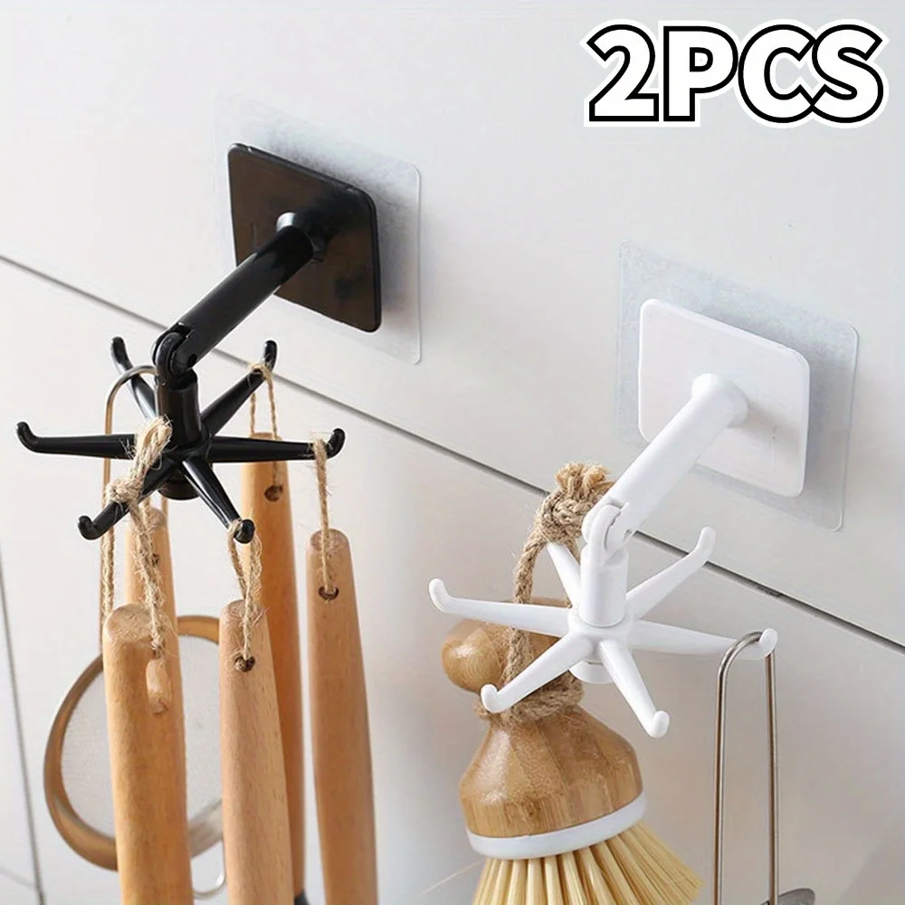 Kitchen Gadgets Rack - Keukenhaak Multifunctionele Haken 360 Graden Gedraaid