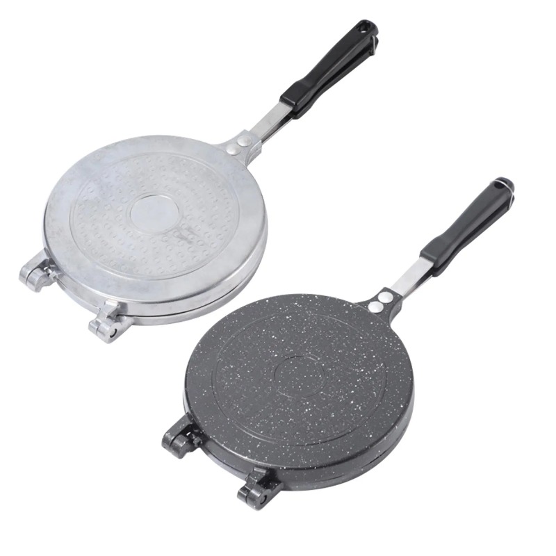 Breakfast Sandwich Maker - Dubbelzijdige Koekenpan Aluminium Anti-aanbak Pannenkoek Pan