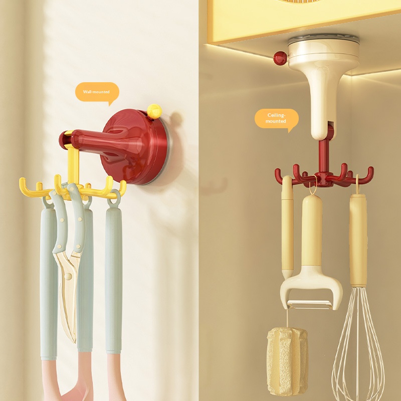 Zuignap Draaibare Keukenhaak Z - Kitchen Gadgets Rack recensie en prijs