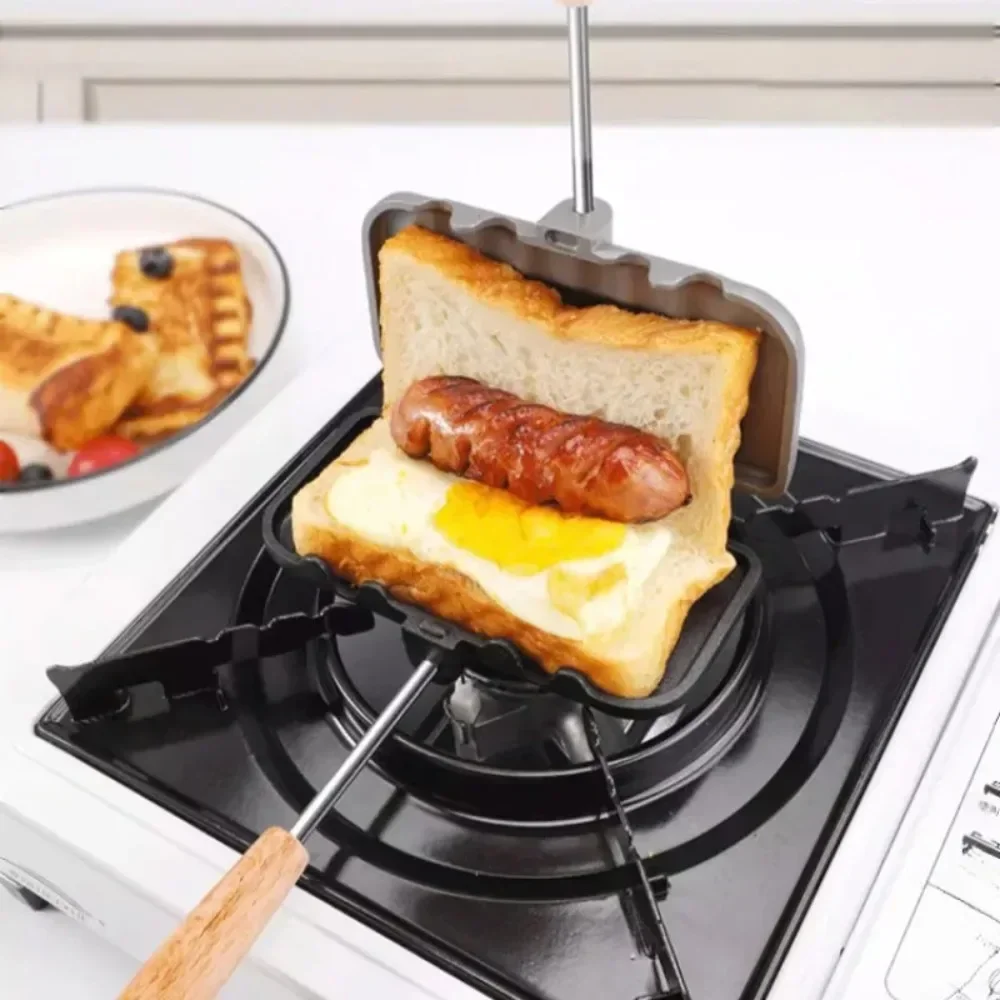 Dubbelzijdige Sandwichpan met  - Breakfast Sandwich Maker recensie en prijs