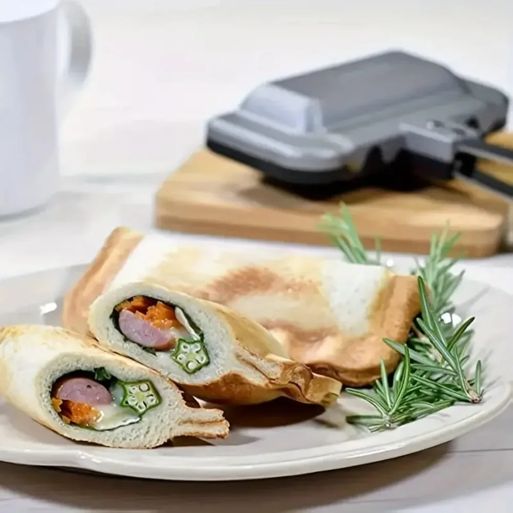 Dubbelzijdige Sandwichpan met  - Breakfast Sandwich Maker recensie en prijs