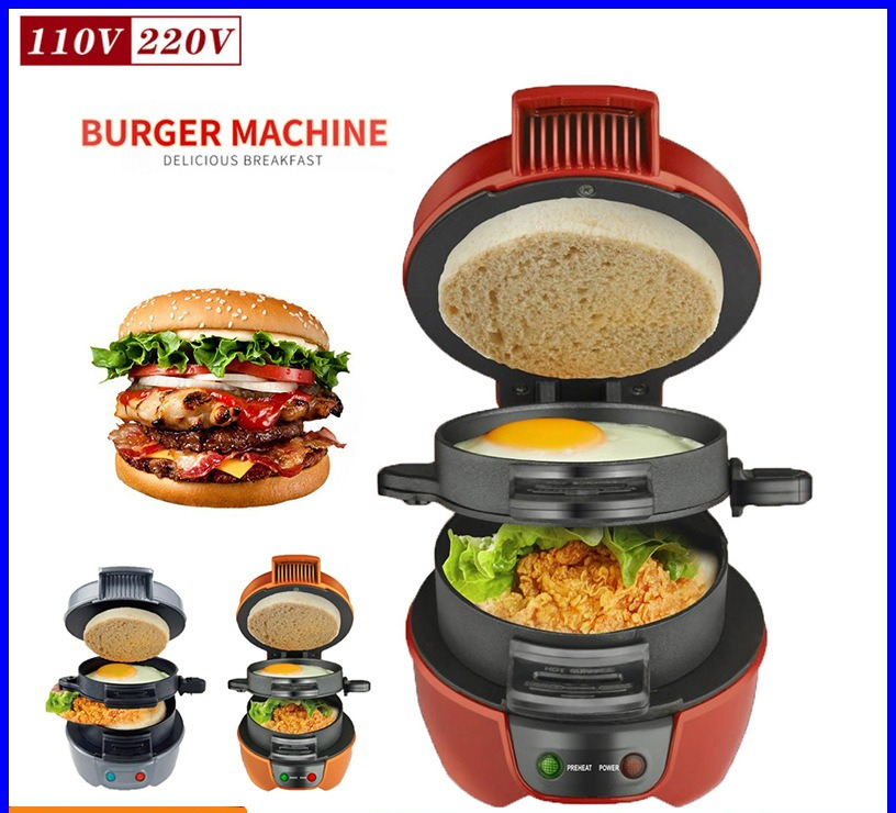 US 110V Europese 220V Hamburge - Breakfast Sandwich Maker recensie en prijs