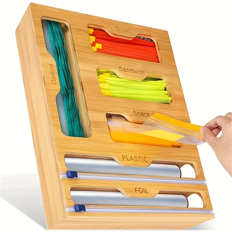 Keukenopslagplank Plastic Wrap - Kitchen Gadgets Rack recensie en prijs