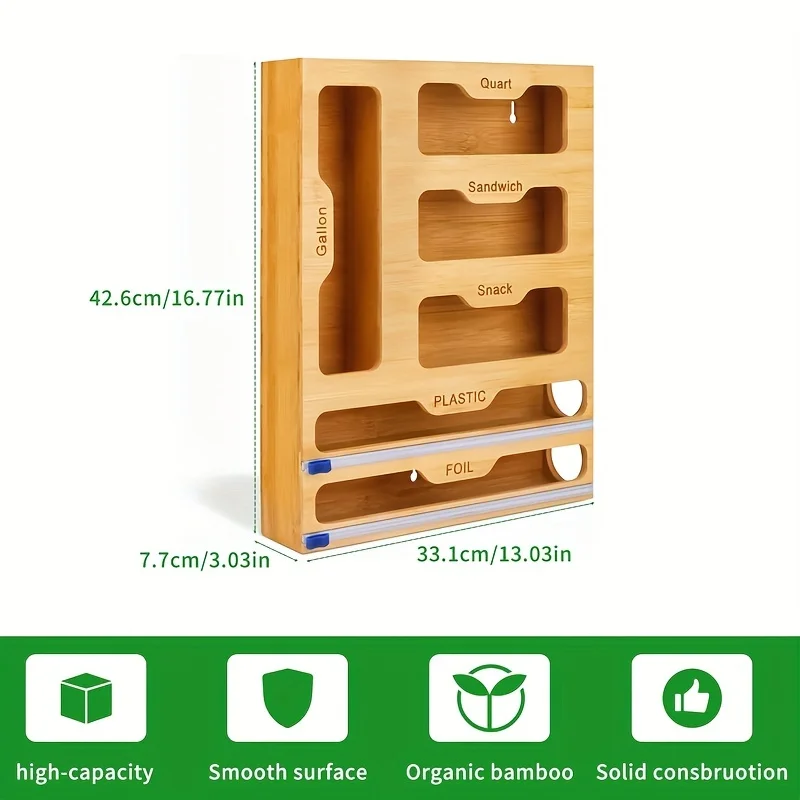 Keukenopslagplank Plastic Wrap - Kitchen Gadgets Rack recensie en prijs