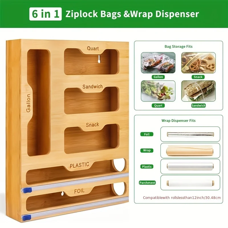 Keukenopslagplank Plastic Wrap - Kitchen Gadgets Rack recensie en prijs